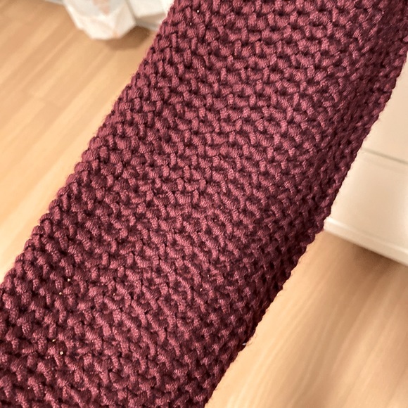 Brandy Melville OS wine colored knit sweater - Picture 6 of 6